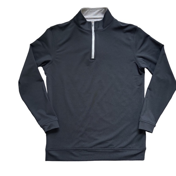 Peter Millar Perth Youth Birdseye Performance Quarter-Zip - size large 10-12 - Picture 1 of 5